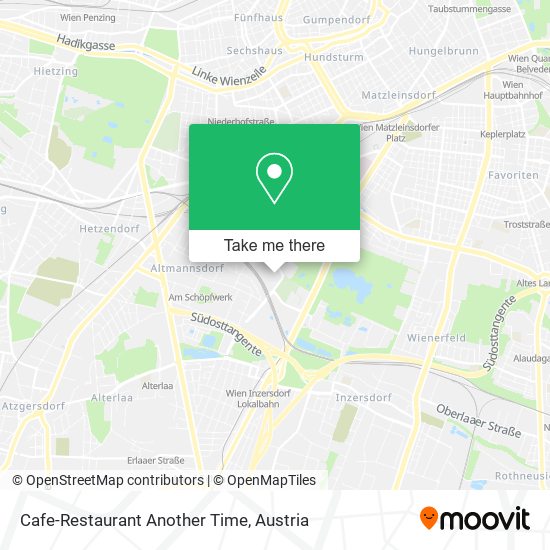 Cafe-Restaurant Another Time map