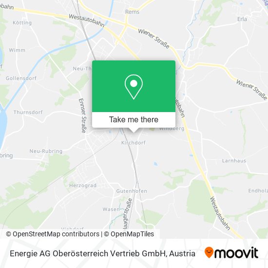 Energie AG Oberösterreich Vertrieb GmbH map