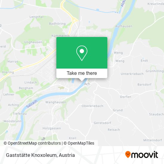 Gaststätte Knoxoleum map