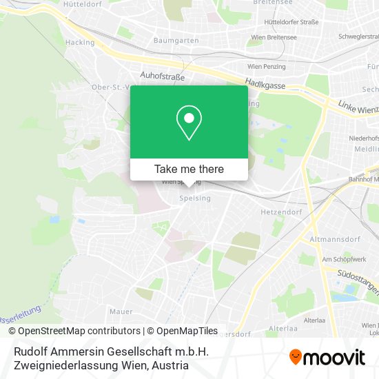 Rudolf Ammersin Gesellschaft m.b.H. Zweigniederlassung Wien map