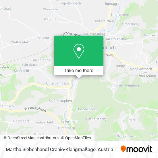 Martha Siebenhandl Cranio-Klangmaßage map