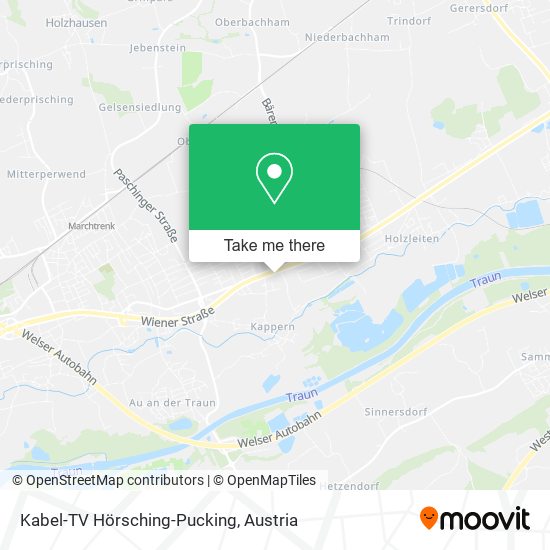 Kabel-TV Hörsching-Pucking map