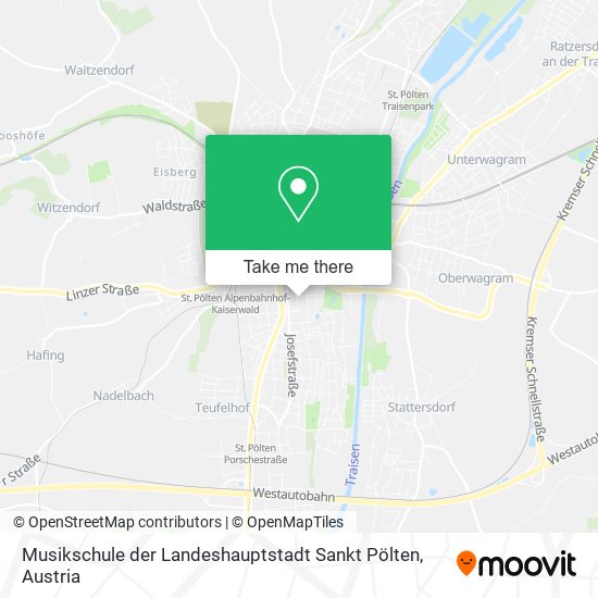 Musikschule der Landeshauptstadt Sankt Pölten map
