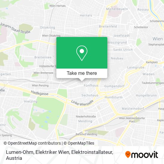 Lumen-Ohm, Elektriker Wien, Elektroinstallateur map