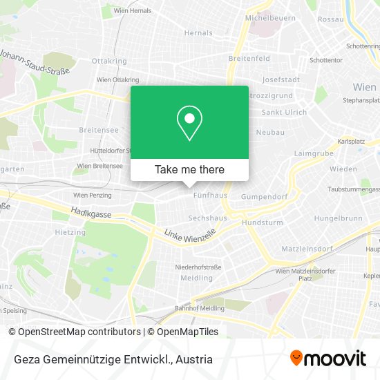 Geza Gemeinnützige Entwickl. map