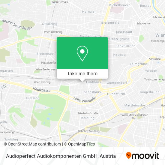 Audioperfect Audiokomponenten GmbH map