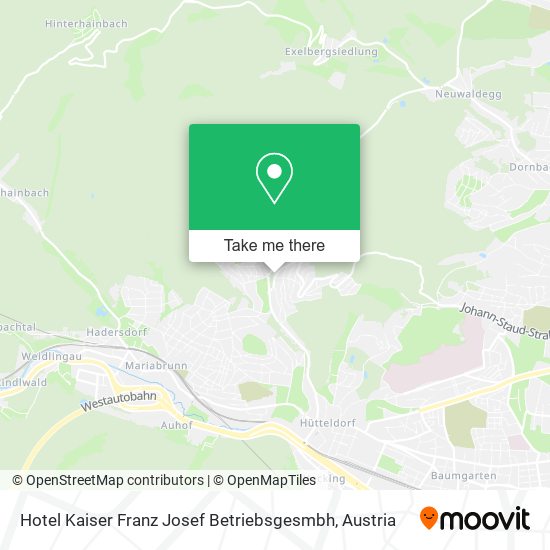 Hotel Kaiser Franz Josef Betriebsgesmbh map