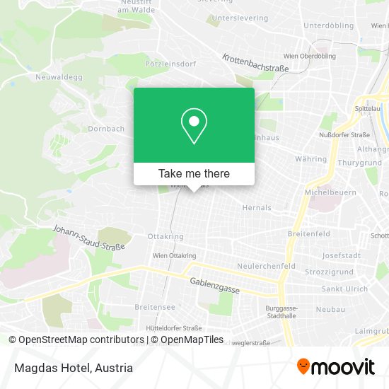 Magdas Hotel map