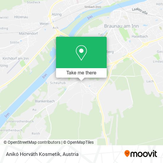 Anikó Horváth Kosmetik map