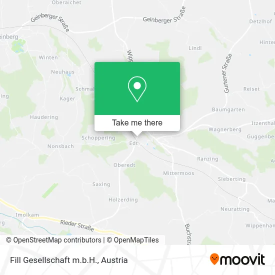 Fill Gesellschaft m.b.H. map