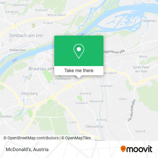 McDonald's map