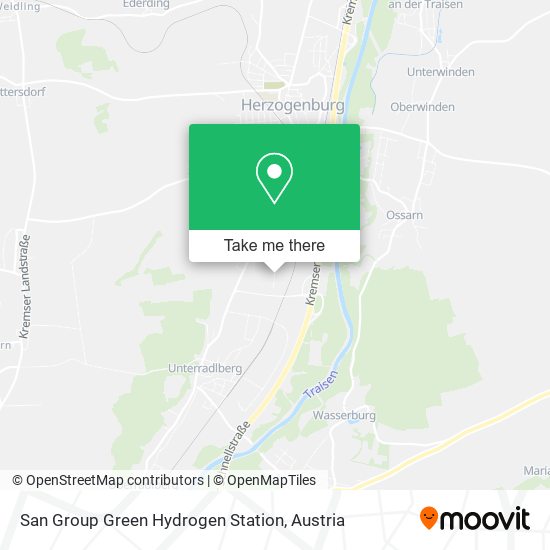 San Group Green Hydrogen Station map