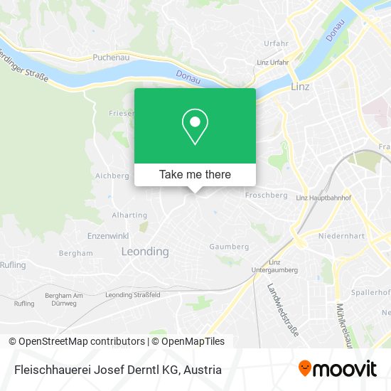 Fleischhauerei Josef Derntl KG map