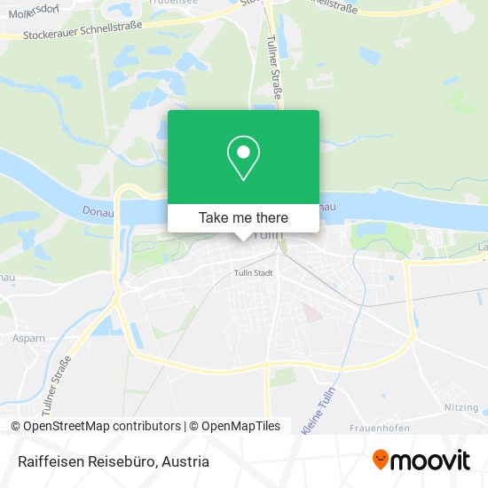 Raiffeisen Reisebüro map