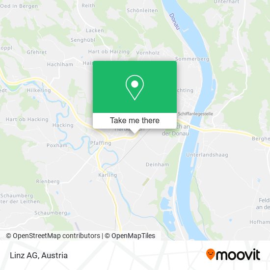 Linz AG map