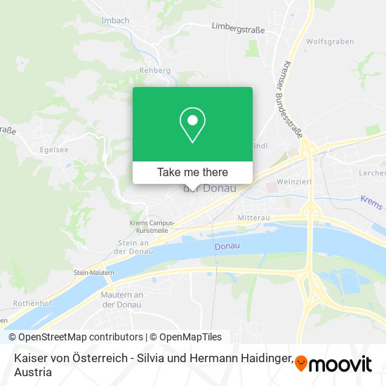 Kaiser von Österreich - Silvia und Hermann Haidinger map
