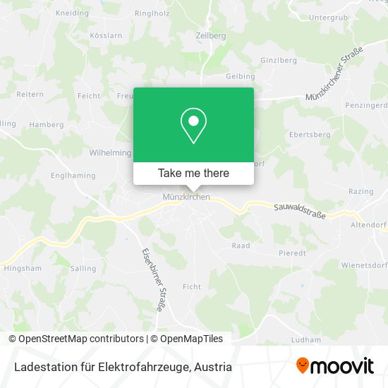 Ladestation für Elektrofahrzeuge map