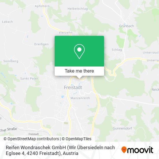 Reifen Wondraschek GmbH (Wir Übersiedeln nach Eglsee 4, 4240 Freistadt) map