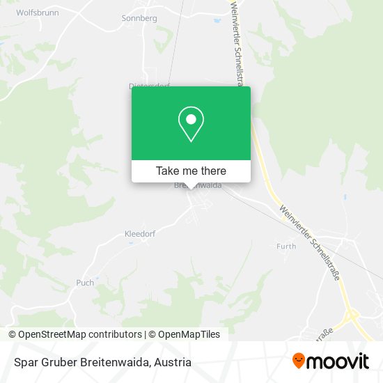 Spar Gruber Breitenwaida map