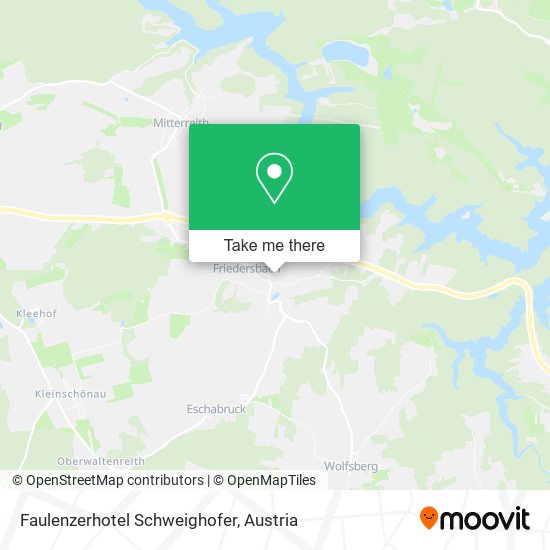 Faulenzerhotel Schweighofer map