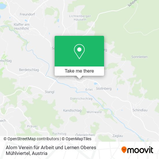 Alom Verein für Arbeit und Lernen Oberes Mühlviertel map