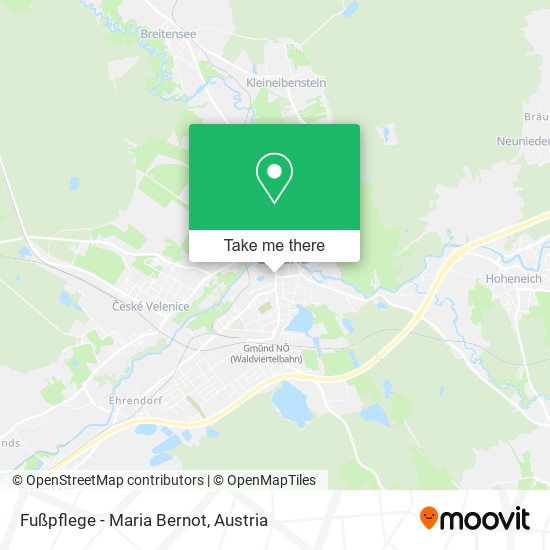 Fußpflege - Maria Bernot map