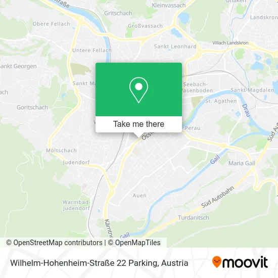 Wilhelm-Hohenheim-Straße 22 Parking map