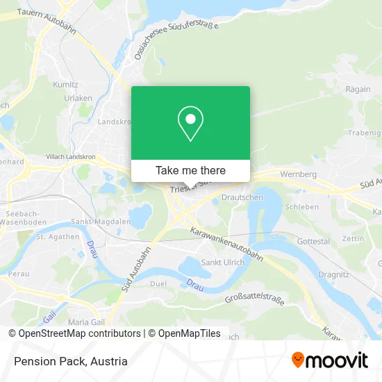 Pension Pack map