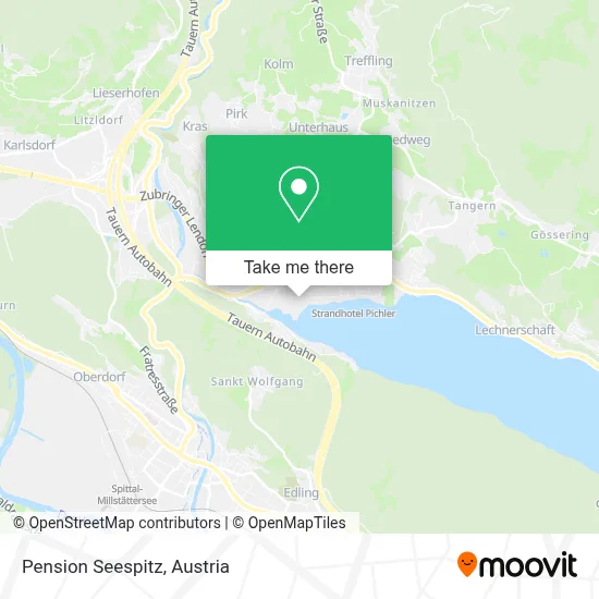 Pension Seespitz map