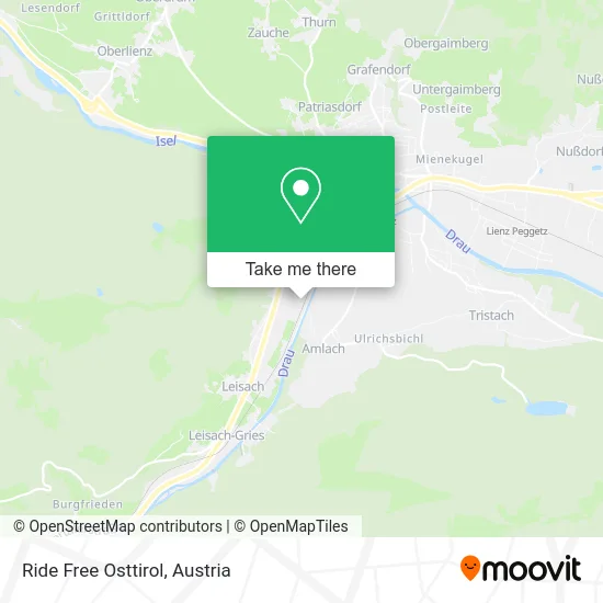 Ride Free Osttirol map