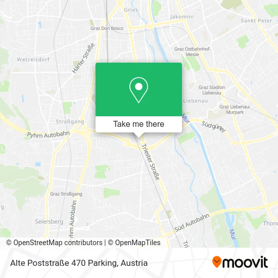 Alte Poststraße 470 Parking map