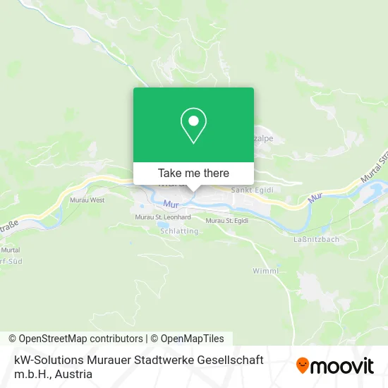 kW-Solutions Murauer Stadtwerke Gesellschaft m.b.H. map