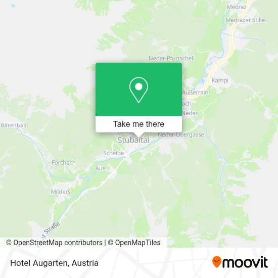Hotel Augarten map