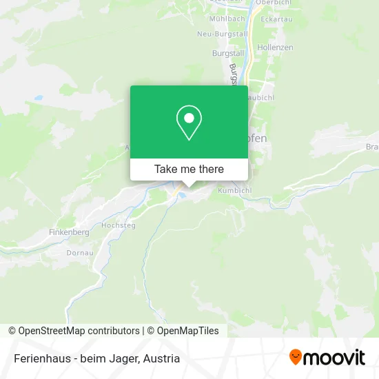 Ferienhaus - beim Jager map
