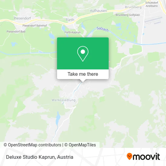 Deluxe Studio Kaprun map