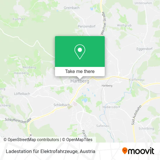 Ladestation für Elektrofahrzeuge map