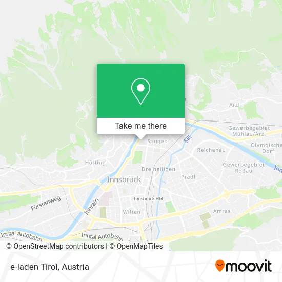 e-laden Tirol map