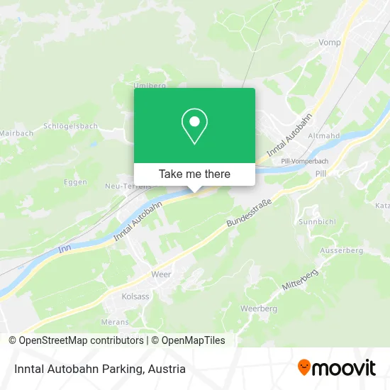 Inntal Autobahn Parking map