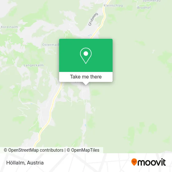 Höllalm map