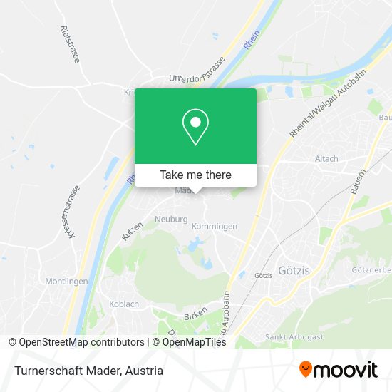 Turnerschaft Mader map