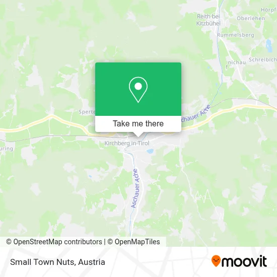 Small Town Nuts map