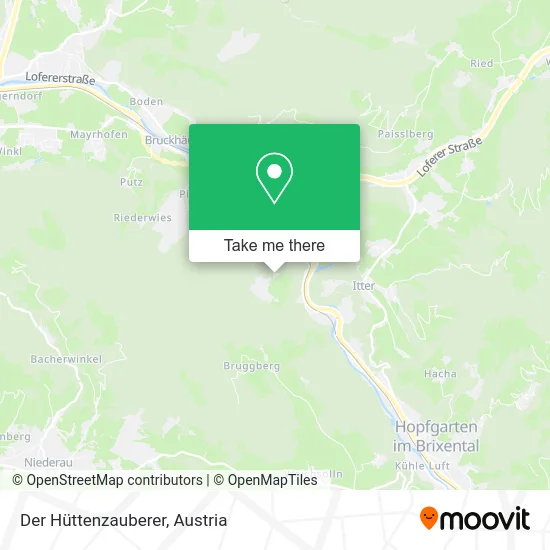 Der Hüttenzauberer map
