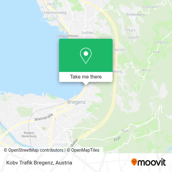 Kobv Trafik Bregenz map