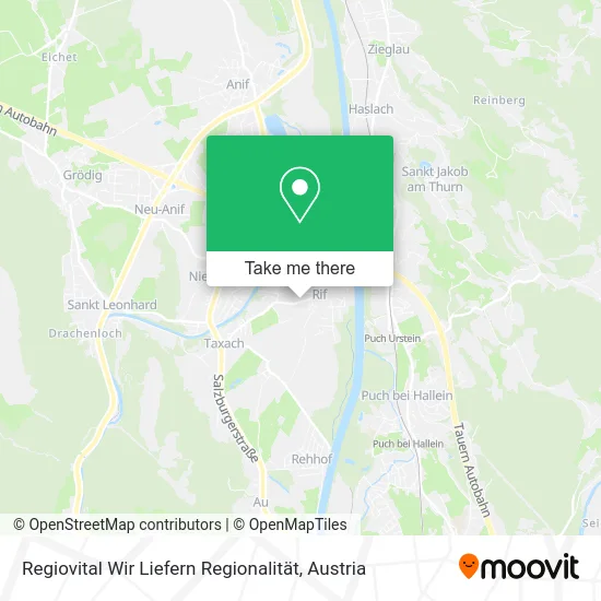 Regiovital Wir Liefern Regionalität map