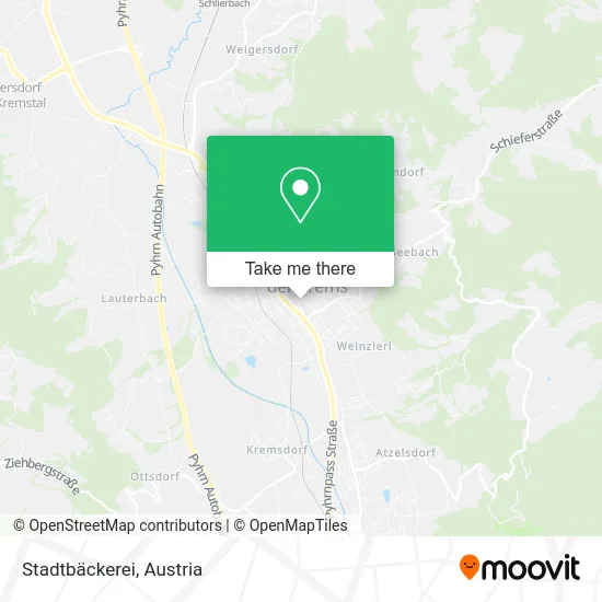 Stadtbäckerei map