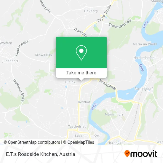 E.T.'s Roadside Kitchen map