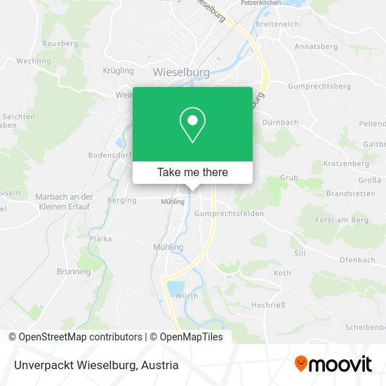 Unverpackt Wieselburg map
