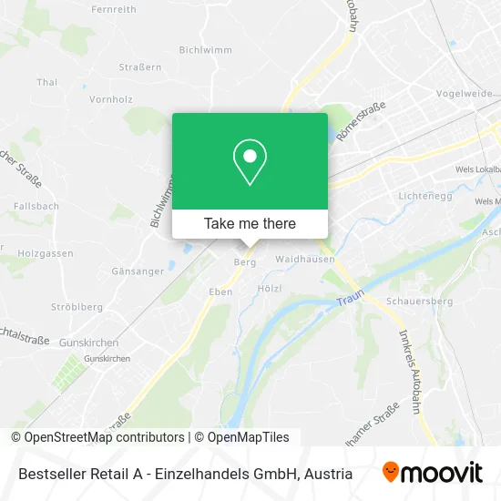 Bestseller Retail A - Einzelhandels GmbH map