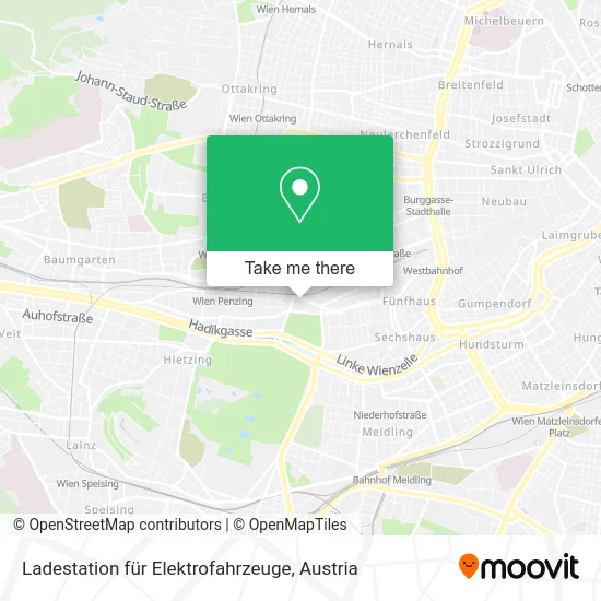 Ladestation für Elektrofahrzeuge map