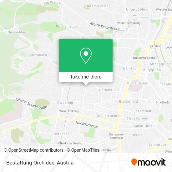 Bestattung Orchidee map
